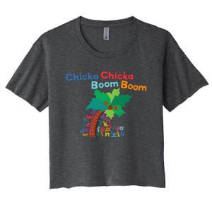 Chicka Chicka Boom Boom Costume Halloween Women's Crop Top Tee