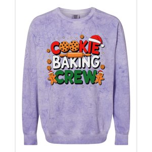 Christmas Cookie Baking Crew Pajamas Baking Family Funny Colorblast Crewneck Sweatshirt