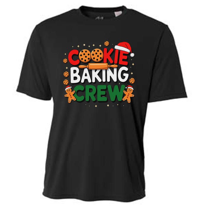 Christmas Cookie Baking Crew Pajamas Baking Family Funny Cooling Performance Crew T-Shirt