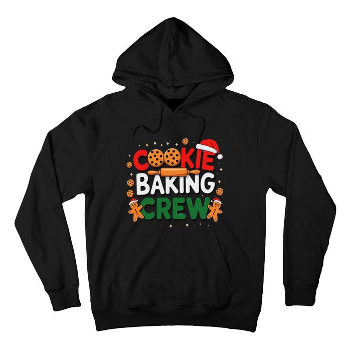 Christmas Cookie Baking Crew Pajamas Baking Family Funny Hoodie