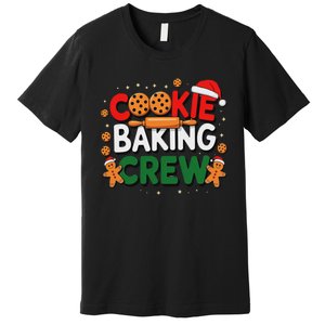 Christmas Cookie Baking Crew Pajamas Baking Family Funny Premium T-Shirt