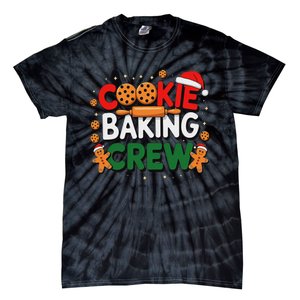 Christmas Cookie Baking Crew Pajamas Baking Family Funny Tie-Dye T-Shirt