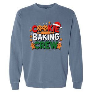 Christmas Cookie Baking Crew Pajamas Baking Family Funny Garment-Dyed Sweatshirt