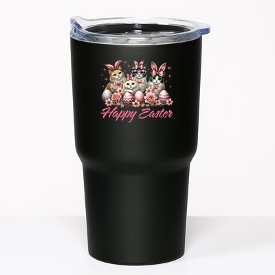 Cute Cat Bunny Happy Easter Cat Lover Kitty Rabbit Cat Mom  Tumbler