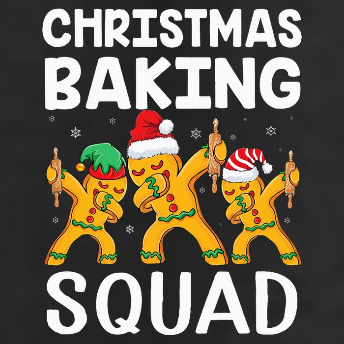 Christmas Cookie baking team squad Dabbing Gingerbread Man 7 Panel Mesh Trucker Snapback Hat