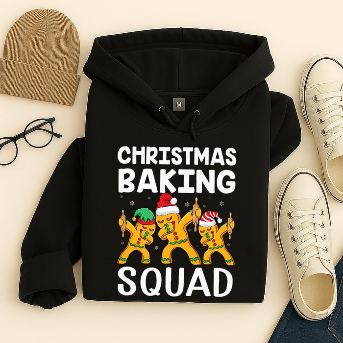 Christmas Cookie baking team squad Dabbing Gingerbread Man Hoodie