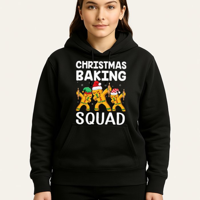 Christmas Cookie baking team squad Dabbing Gingerbread Man Hoodie