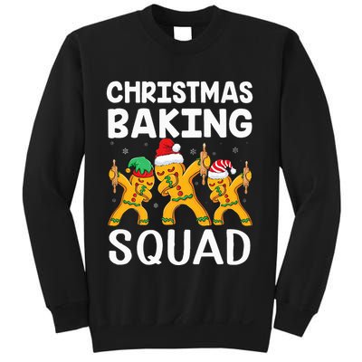 Christmas Cookie baking team squad Dabbing Gingerbread Man Sweatshirt