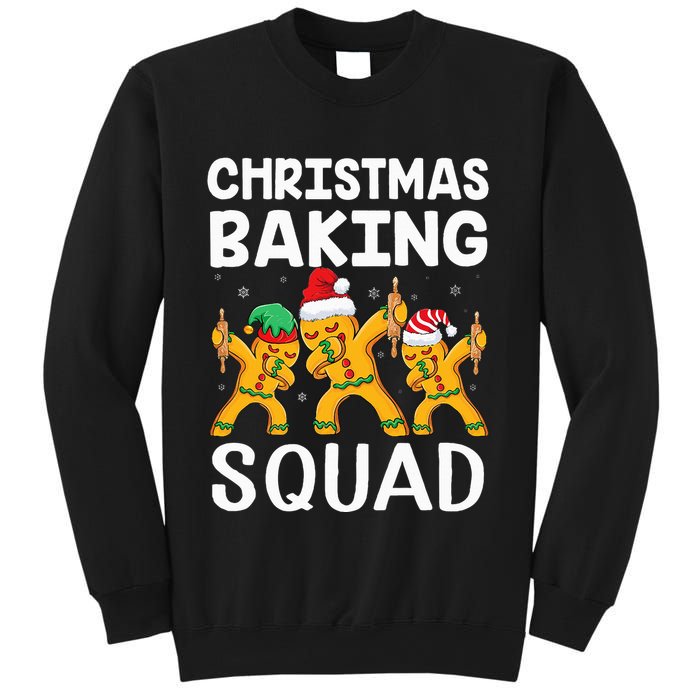 Christmas Cookie baking team squad Dabbing Gingerbread Man Sweatshirt