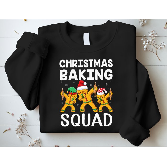 Christmas Cookie baking team squad Dabbing Gingerbread Man Sweatshirt