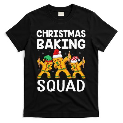 Christmas Cookie baking team squad Dabbing Gingerbread Man T-Shirt