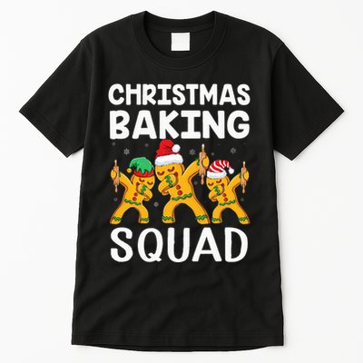 Christmas Cookie baking team squad Dabbing Gingerbread Man Tall T-Shirt
