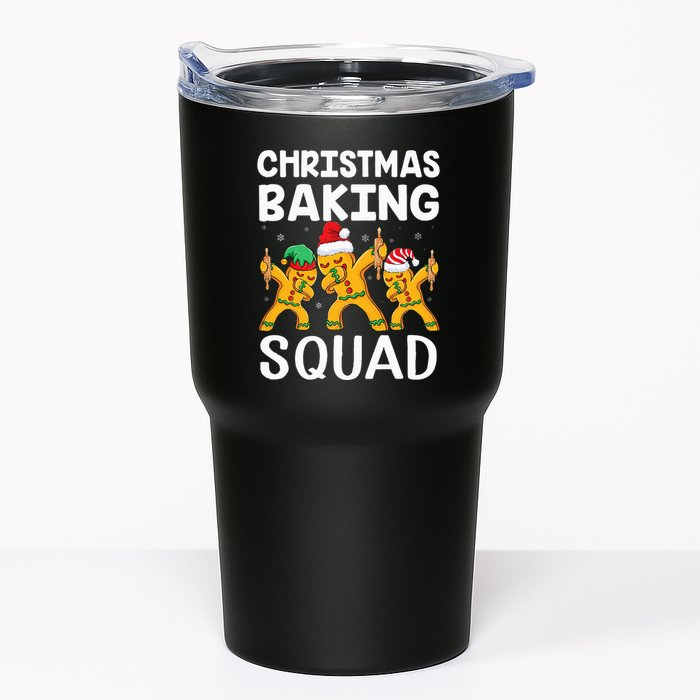 Christmas Cookie baking team squad Dabbing Gingerbread Man Tumbler