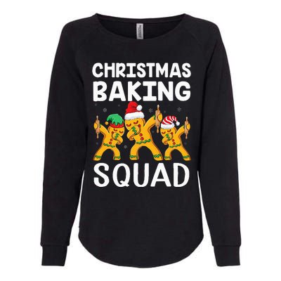 Christmas Cookie baking team squad Dabbing Gingerbread Man Womens California Wash Sweatshirt