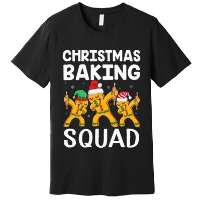 Christmas Cookie baking team squad Dabbing Gingerbread Man Premium T-Shirt