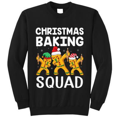 Christmas Cookie baking team squad Dabbing Gingerbread Man Tall Sweatshirt