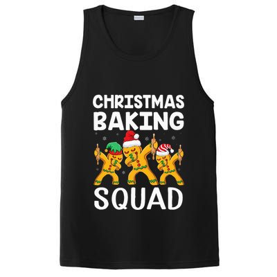 Christmas Cookie baking team squad Dabbing Gingerbread Man PosiCharge Competitor Tank