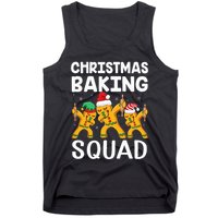 Christmas Cookie baking team squad Dabbing Gingerbread Man Tank Top