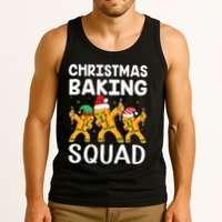 Christmas Cookie baking team squad Dabbing Gingerbread Man Tank Top