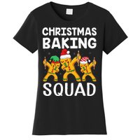 Christmas Cookie baking team squad Dabbing Gingerbread Man Women's T-Shirt