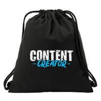 Content Creator Blogger Vlogger Drawstring Bag