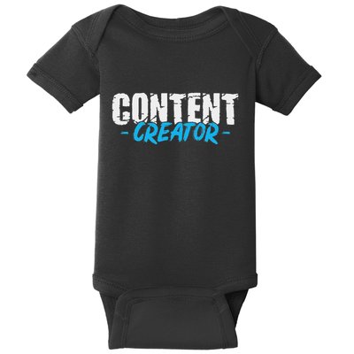 Content Creator Blogger Vlogger Baby Bodysuit