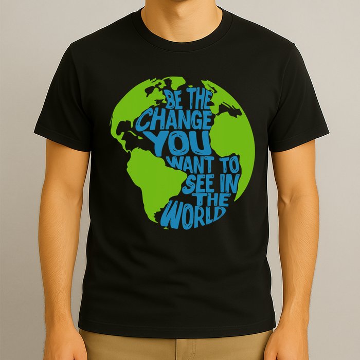 Climate Change Be The Change You Want To See In The World T-Shirt