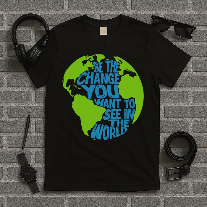 Climate Change Be The Change You Want To See In The World T-Shirt