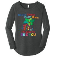 Chicka Chicka Boom Boom IM Glad To See You Women's Perfect Tri Tunic Long Sleeve Shirt