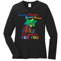 Chicka Chicka Boom Boom IM Glad To See You Ladies Long Sleeve Shirt