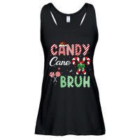 Candy Cane Bruh Funny Christmas Holiday Gift Ladies Essential Flowy Tank