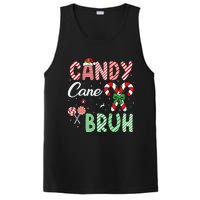 Candy Cane Bruh Funny Christmas Holiday Gift PosiCharge Competitor Tank