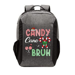 Candy Cane Bruh Funny Christmas Holiday Gift Vector Backpack