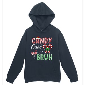 Candy Cane Bruh Funny Christmas Holiday Gift Urban Pullover Hoodie