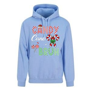 Candy Cane Bruh Funny Christmas Holiday Gift Unisex Surf Hoodie