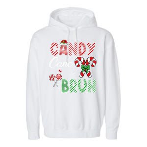 Candy Cane Bruh Funny Christmas Holiday Gift Garment-Dyed Fleece Hoodie