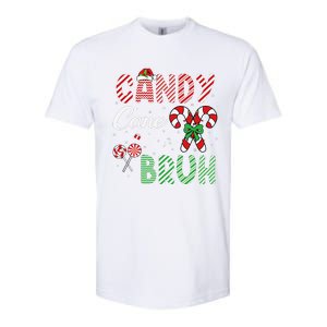 Candy Cane Bruh Funny Christmas Holiday Gift Softstyle CVC T-Shirt