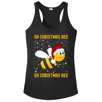 Cute Christmas Bumble Bee Oh Christmas Tree Joke Snow Scene Gift Ladies PosiCharge Competitor Racerback Tank