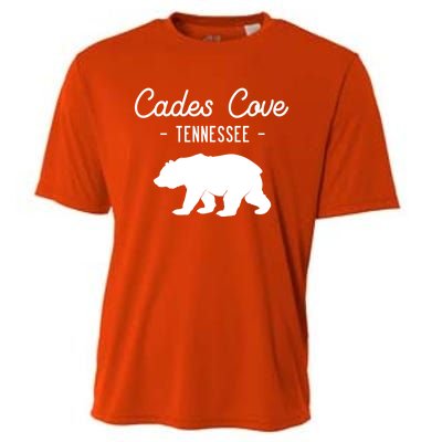 Cades Cove Bear Retro Tennessee Great Smoky Mountains Meaningful Gift Cooling Performance Crew T-Shirt