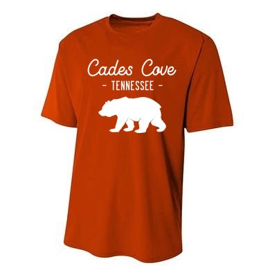 Cades Cove Bear Retro Tennessee Great Smoky Mountains Meaningful Gift Performance Sprint T-Shirt