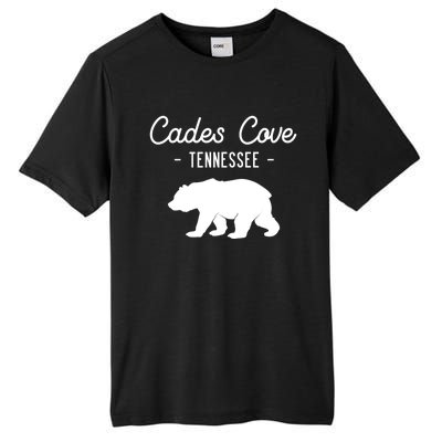 Cades Cove Bear Retro Tennessee Great Smoky Mountains Meaningful Gift Tall Fusion ChromaSoft Performance T-Shirt