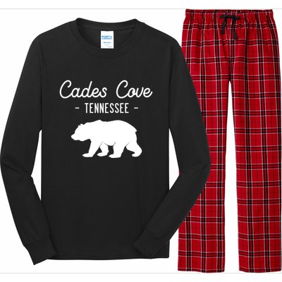 Cades Cove Bear Retro Tennessee Great Smoky Mountains Meaningful Gift Long Sleeve Pajama Set