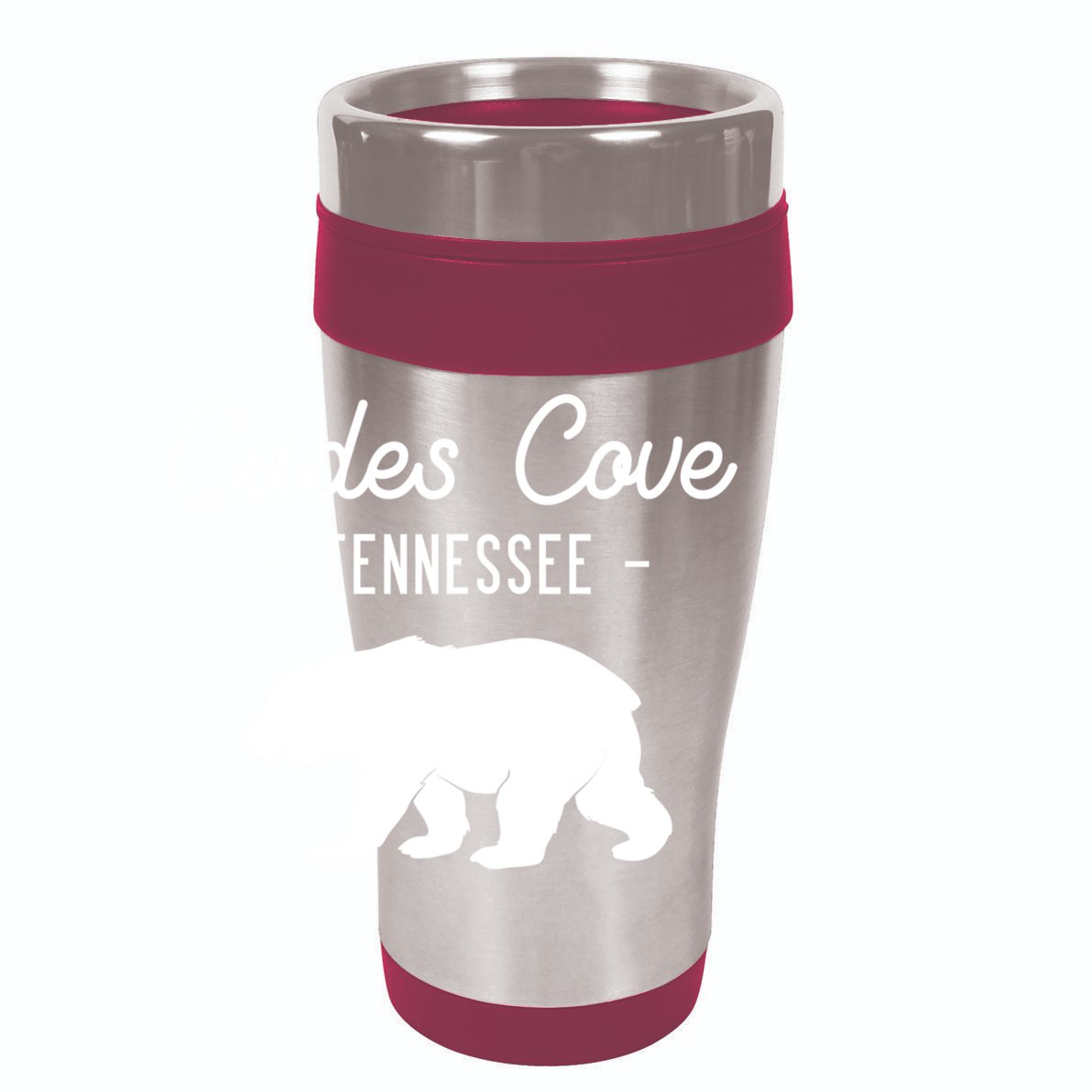 Cades Cove Bear Retro Tennessee Great Smoky Mountains Meaningful Gift 12oz Stainless Steel Coffee Mug
