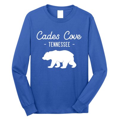 Cades Cove Bear Retro Tennessee Great Smoky Mountains Meaningful Gift Long Sleeve Shirt