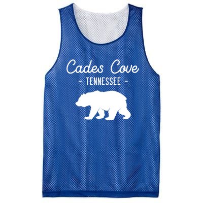 Cades Cove Bear Retro Tennessee Great Smoky Mountains Meaningful Gift Mesh Reversible Basketball Jersey Tank