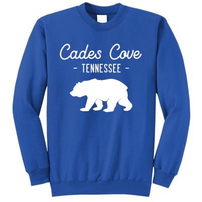 Cades Cove Bear Retro Tennessee Great Smoky Mountains Meaningful Gift Tall Sweatshirt