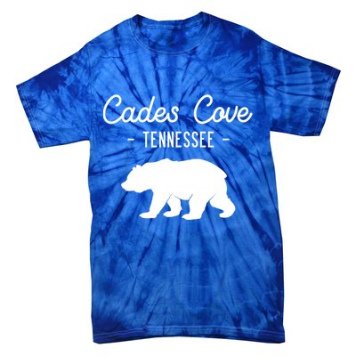 Cades Cove Bear Retro Tennessee Great Smoky Mountains Meaningful Gift Tie-Dye T-Shirt
