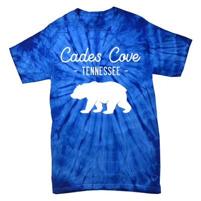 Cades Cove Bear Retro Tennessee Great Smoky Mountains Meaningful Gift Tie-Dye T-Shirt