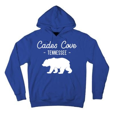 Cades Cove Bear Retro Tennessee Great Smoky Mountains Meaningful Gift Tall Hoodie