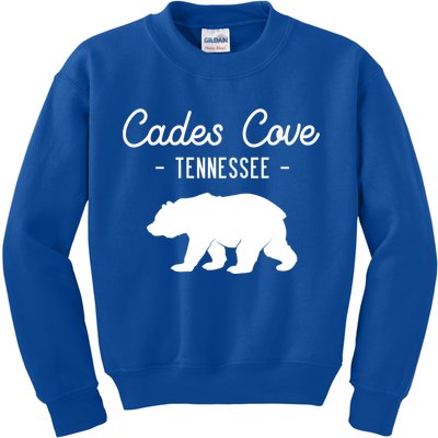 Cades Cove Bear Retro Tennessee Great Smoky Mountains Meaningful Gift Kids Sweatshirt